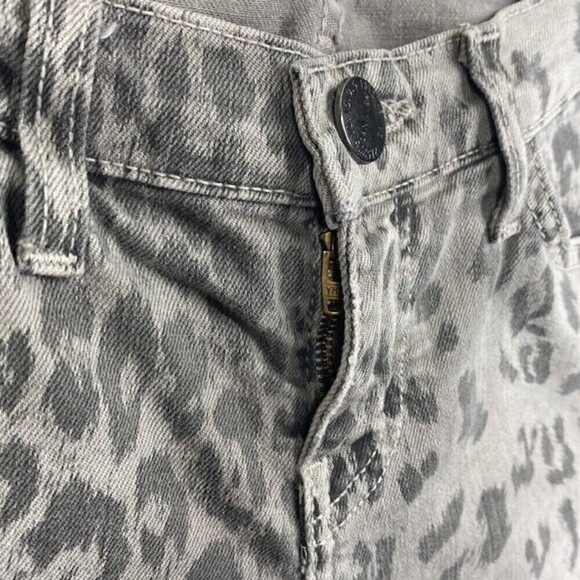 Current/Elliott Stiletto in Grey Leopard Skinny Jeans Women's Size 26 - Picture 3 of 7